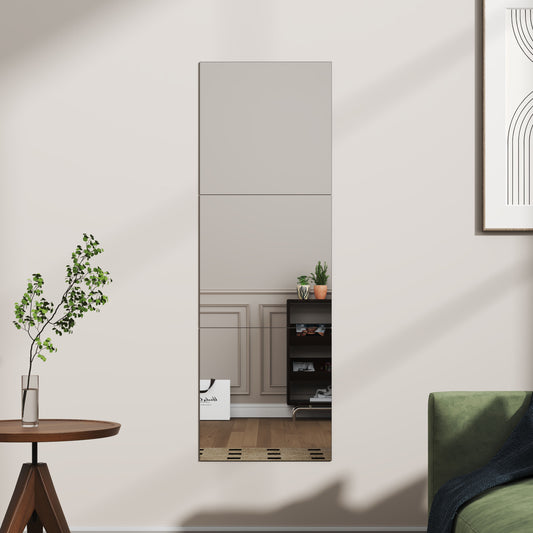 4pcs Acrylic Adhesive Wall Mirror Tiles