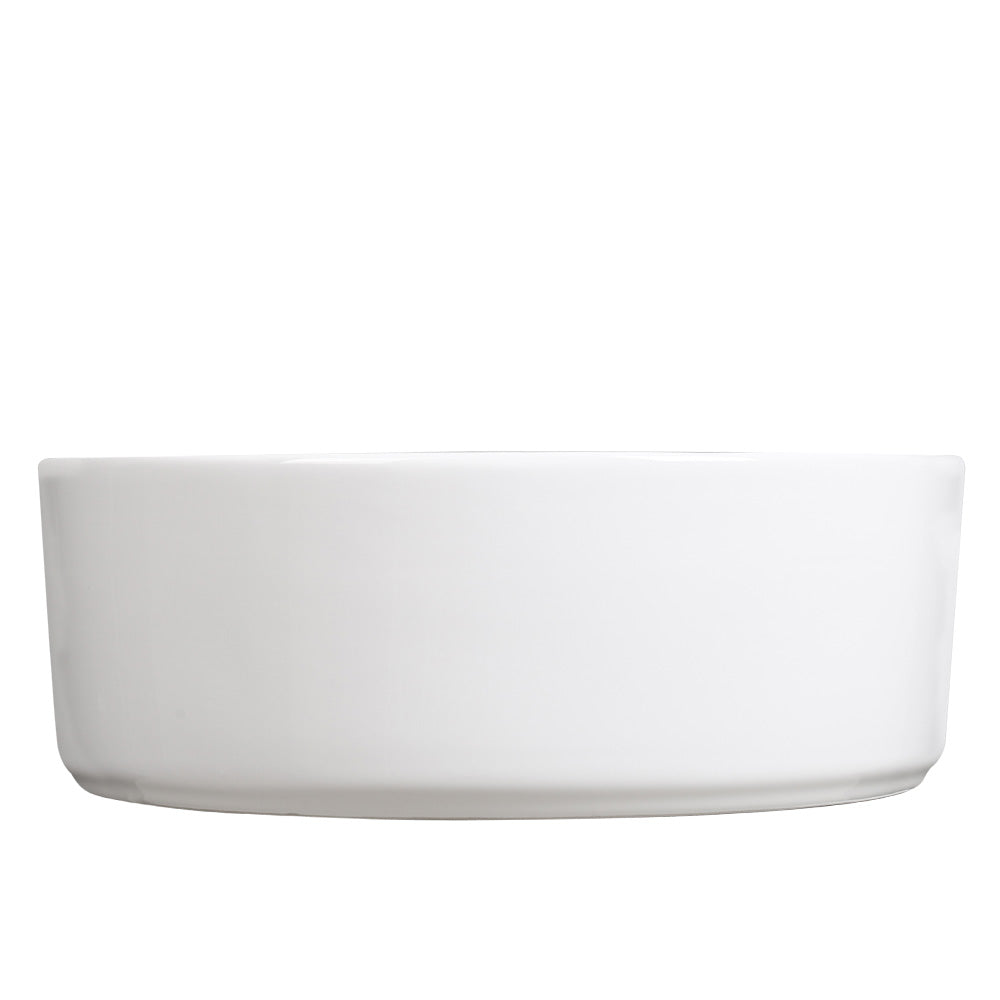 Round White Bathroom Sink Art Basin
