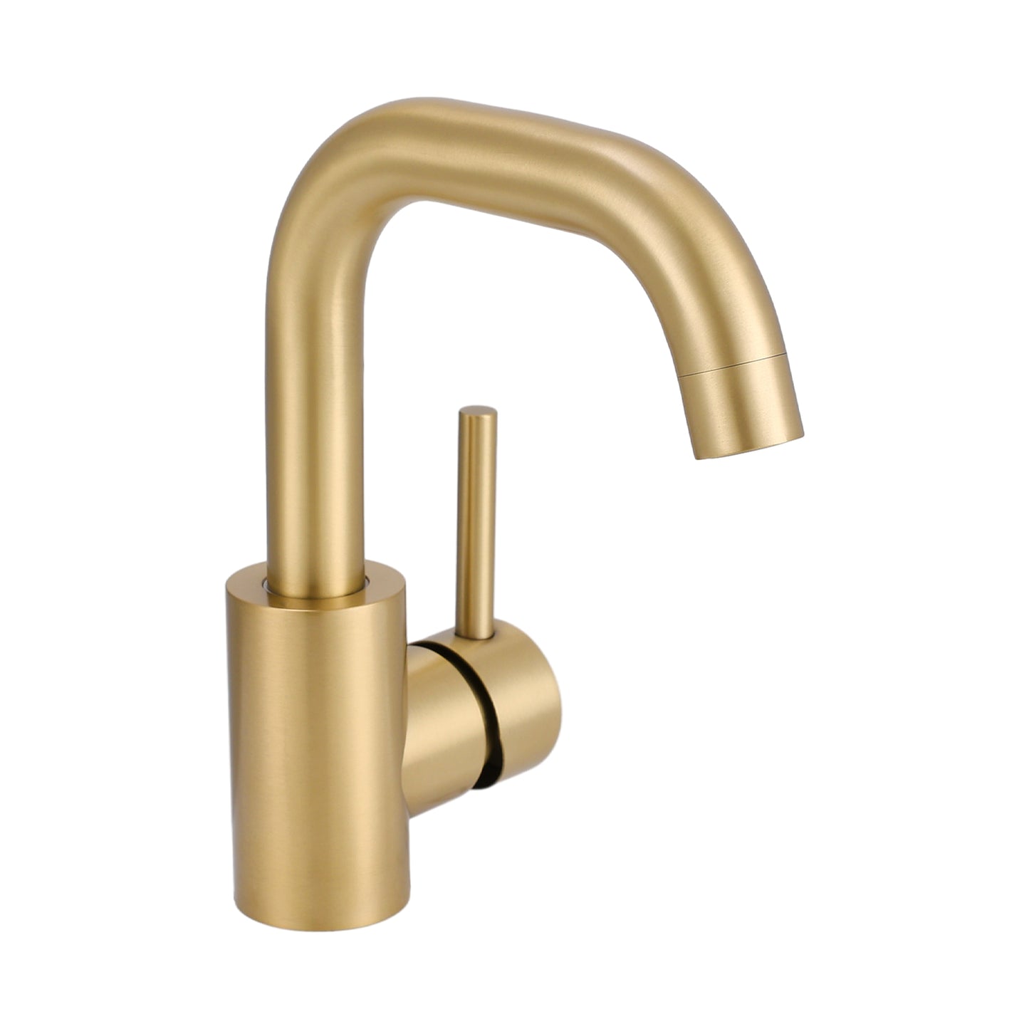 Gold Arc Single-Handle Faucet with Swivel Spout