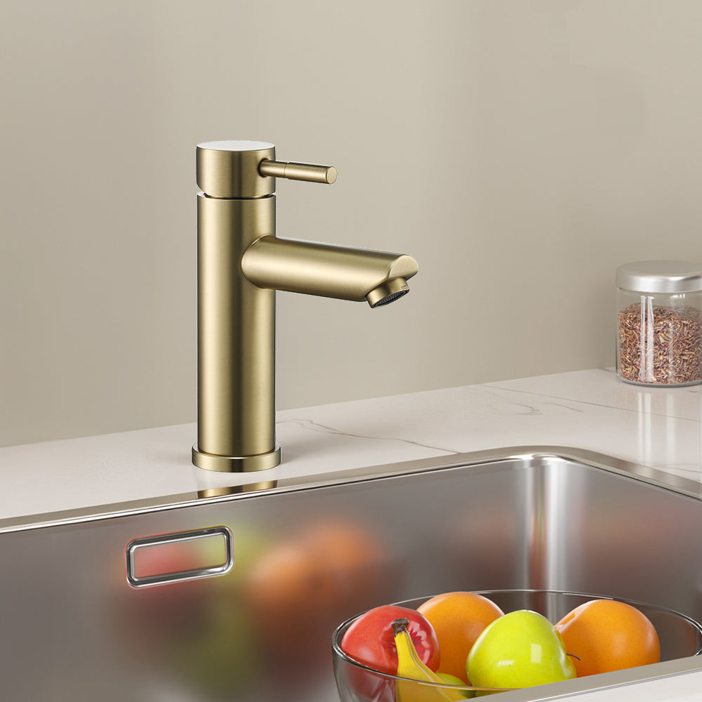 Stainless Steel Sink Tap with Single Lever