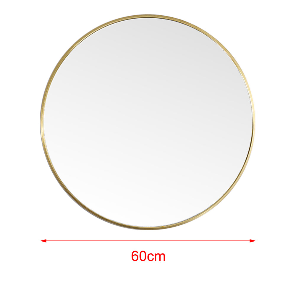 Nordic Round Bathroom Framed Mirror Wall Hanging