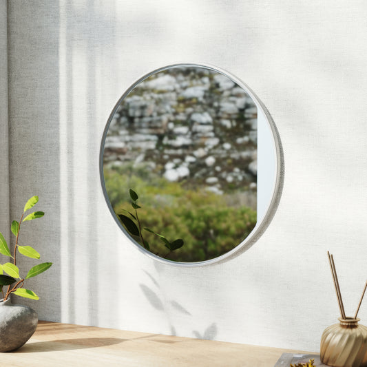 Nordic Round Bathroom Framed Mirror Wall Hanging