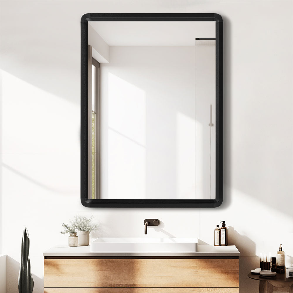 Black Punch-free Bathroom Mirror