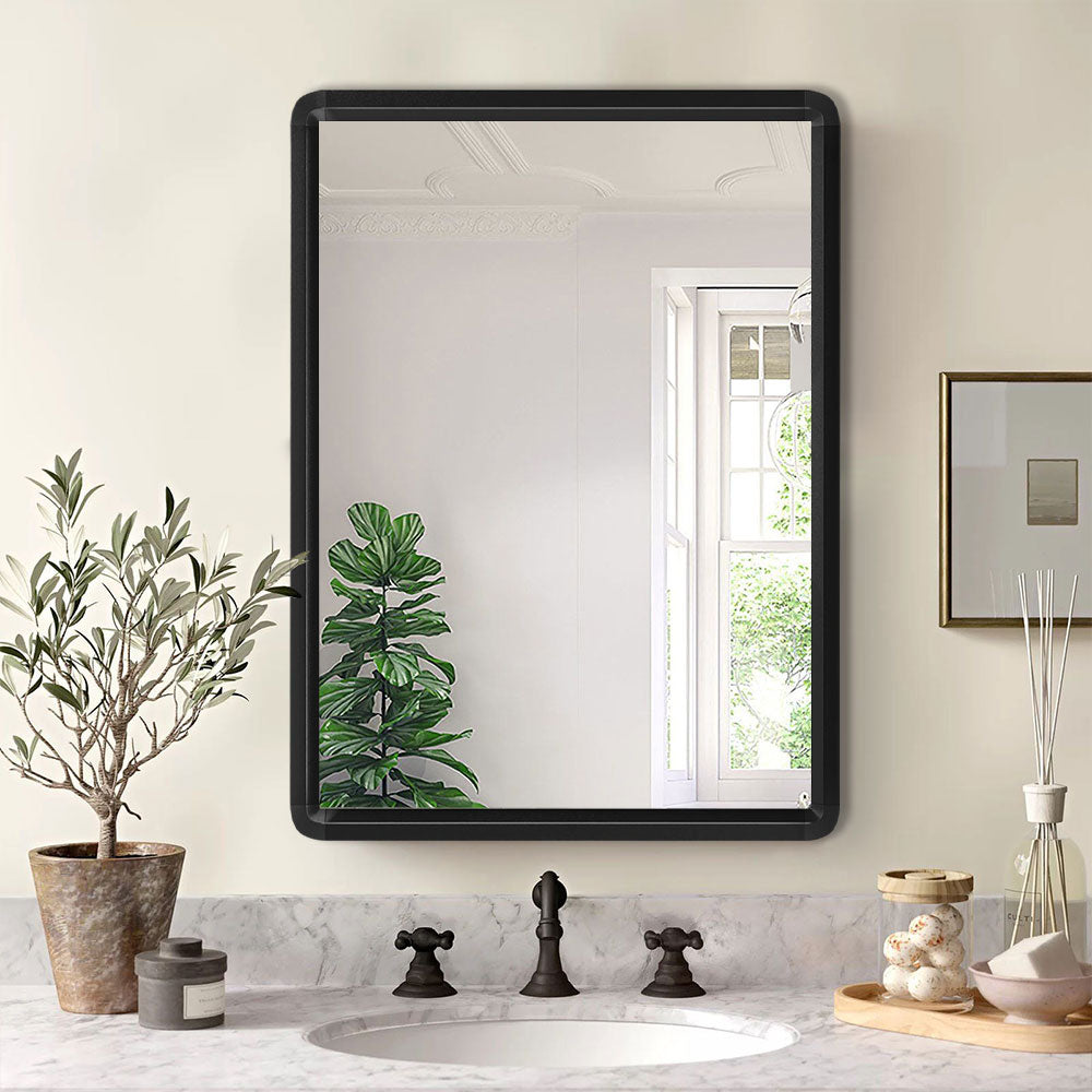 Black Punch-free Bathroom Mirror