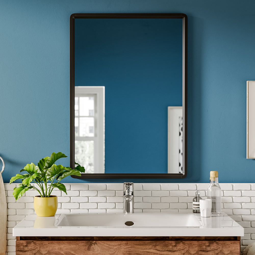 Black Punch-free Bathroom Mirror