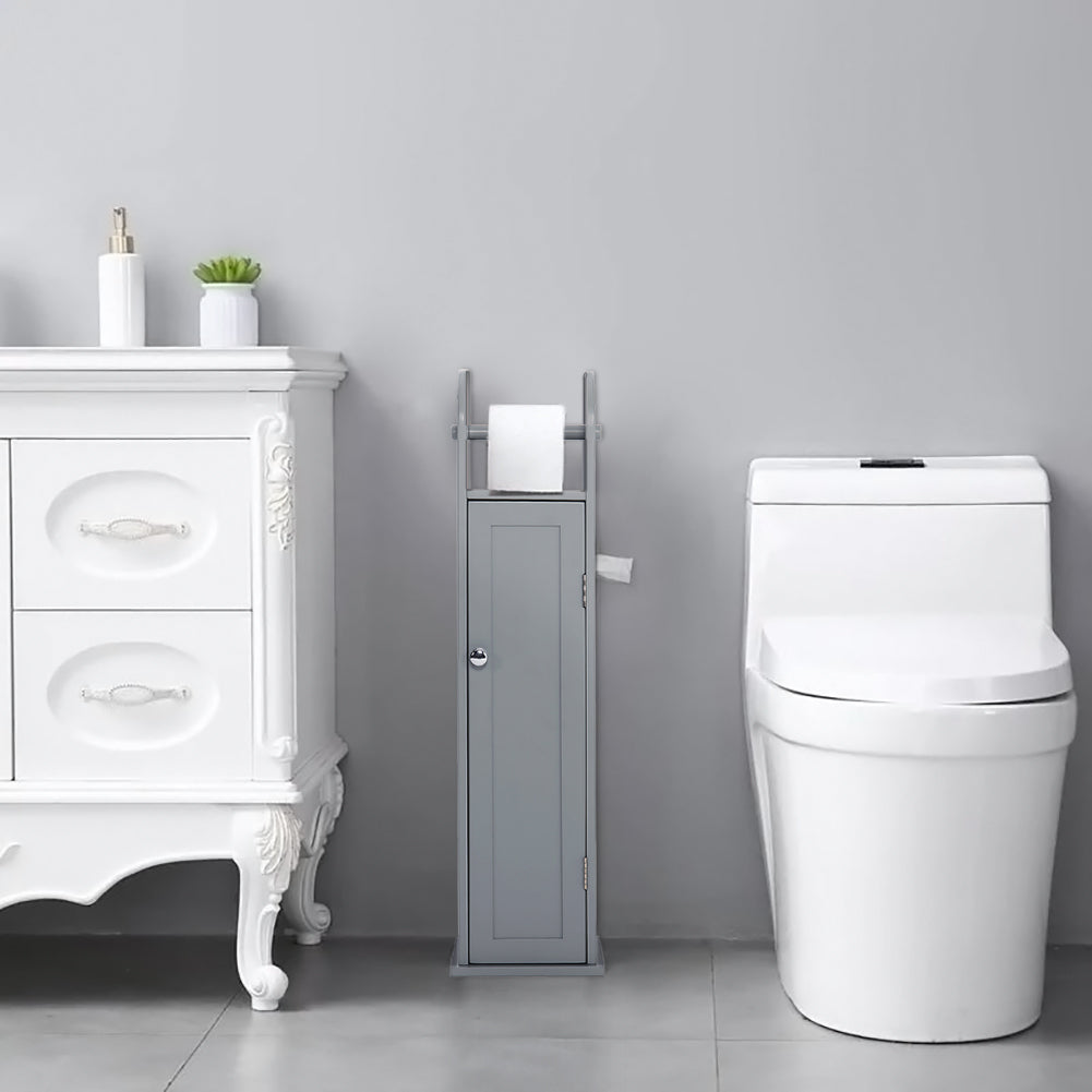 Wooden Bathroom Cabinet for Toilet Rolls