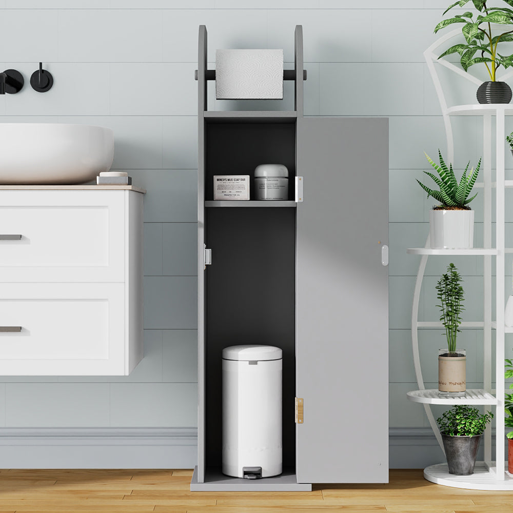 Wooden Bathroom Cabinet for Toilet Rolls