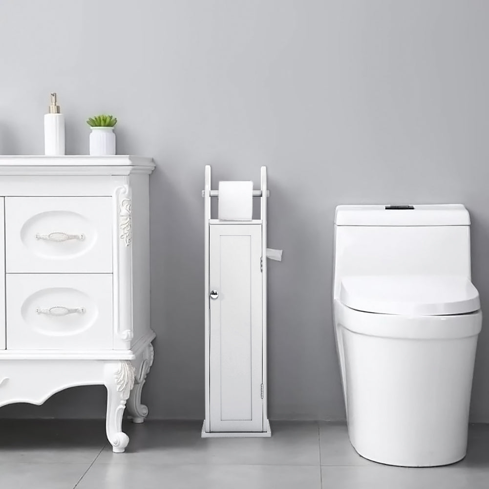 Wooden Bathroom Cabinet for Toilet Rolls