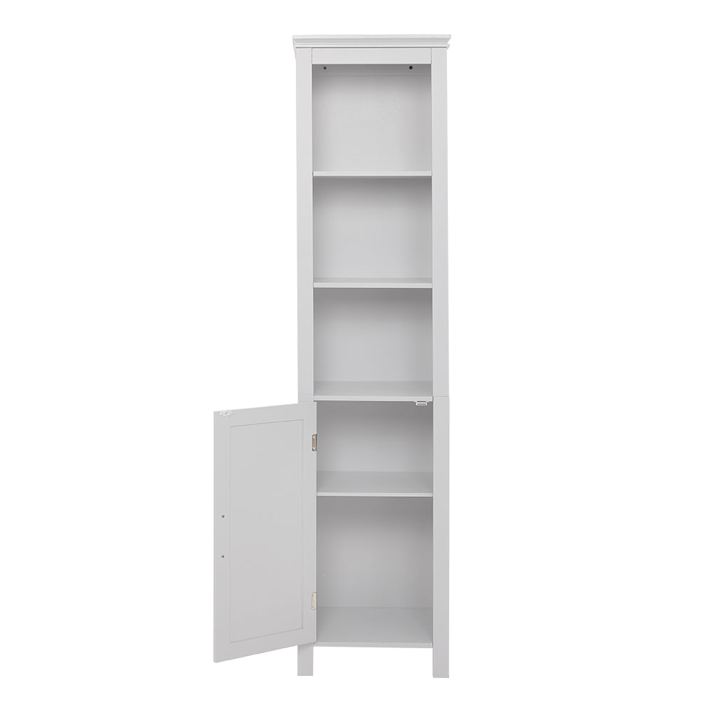 Freestanding Bathroom Tall Cabinet with Blind Door