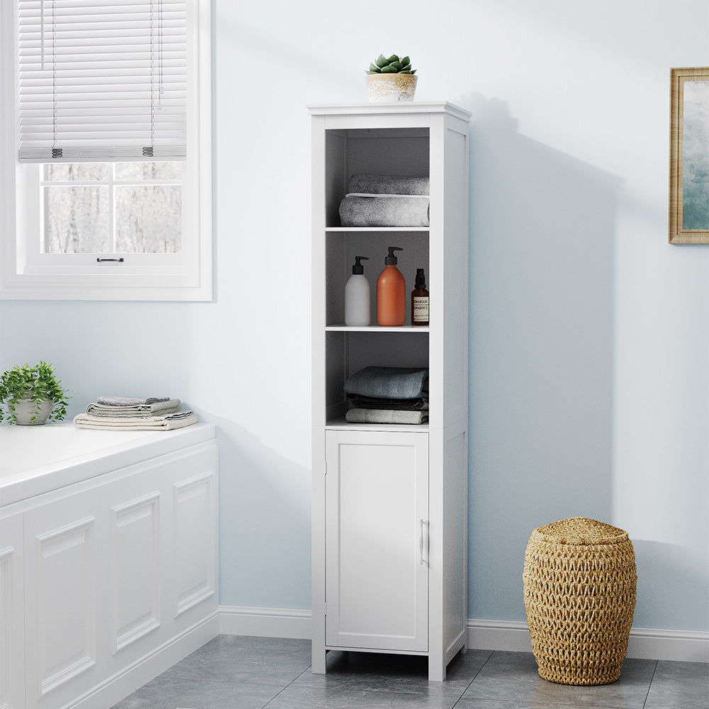 Freestanding Bathroom Tall Cabinet with Door