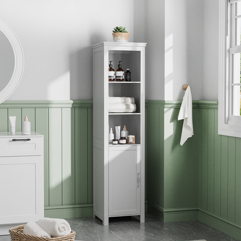 Freestanding Bathroom Tall Cabinet with Door