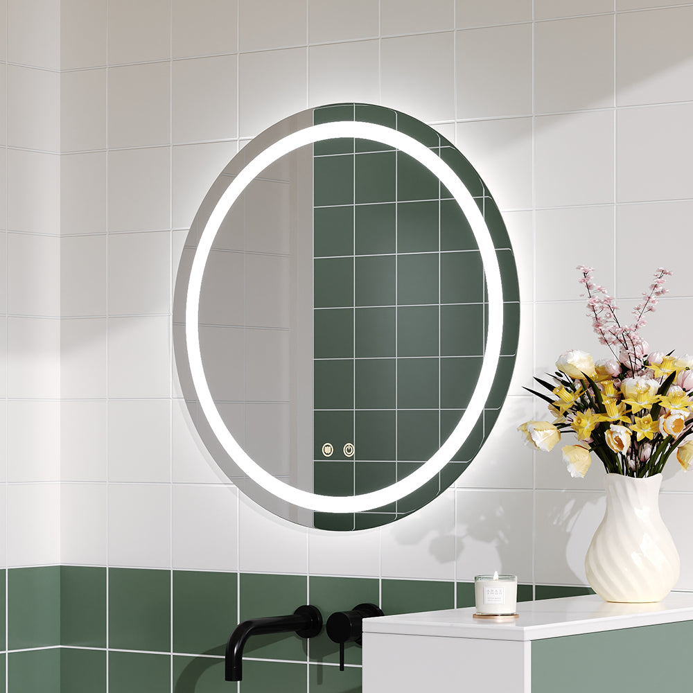 Wall Mounted Round LED Bathroom Mirror