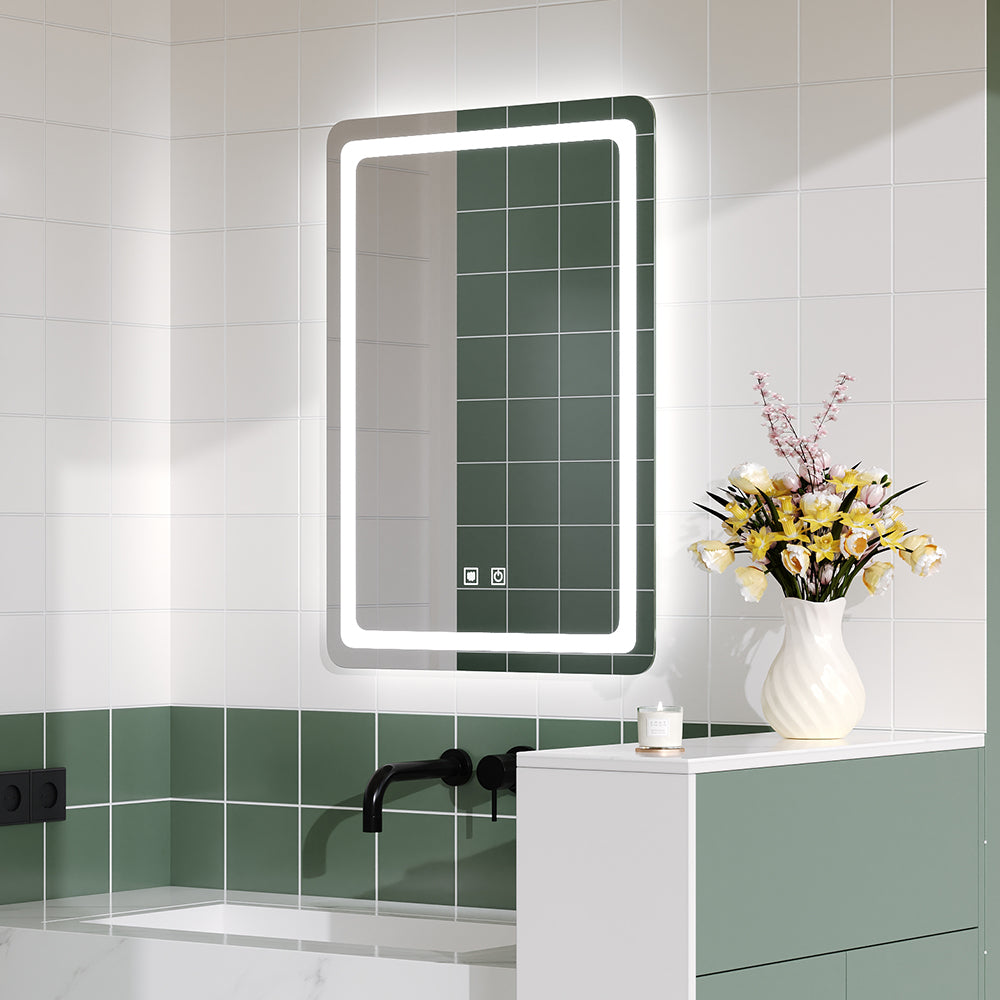 Anti-fog Bathroom Mirror with Dimmable LED Light