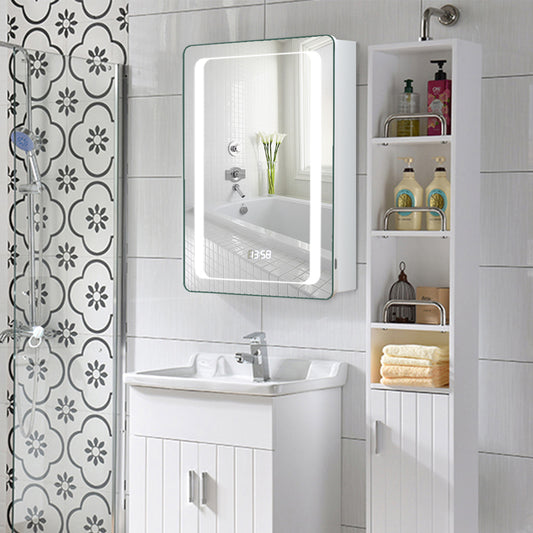 Rectangle Wall Mounted LED Mirror Cabinet