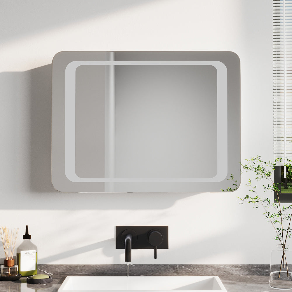 LED Wall Mounted Steam Free Illuminated Bathroom Mirror