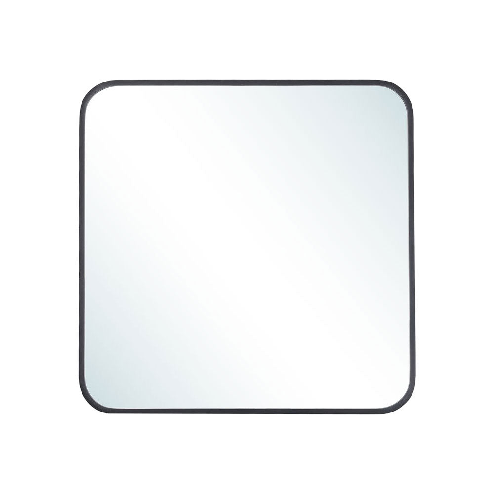 Modern Square Wall Mirror with Aluminum Alloy Frame