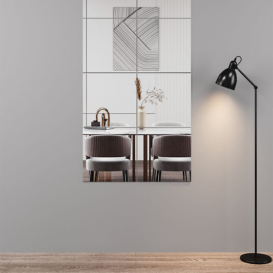 3pcs Acrylic Adhesive Wall Mirror Tiles