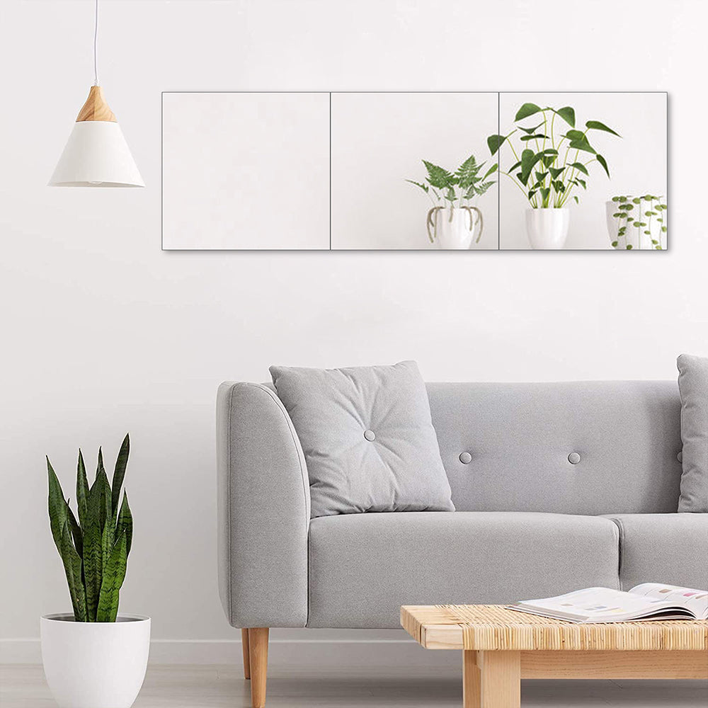3pcs Acrylic Adhesive Wall Mirror Tiles